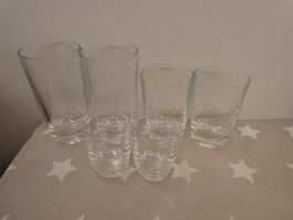 6 Jura Kaffeegläser in verschiedenen Grössen