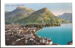 AK ca. 1910 Lugano col Monte Bré