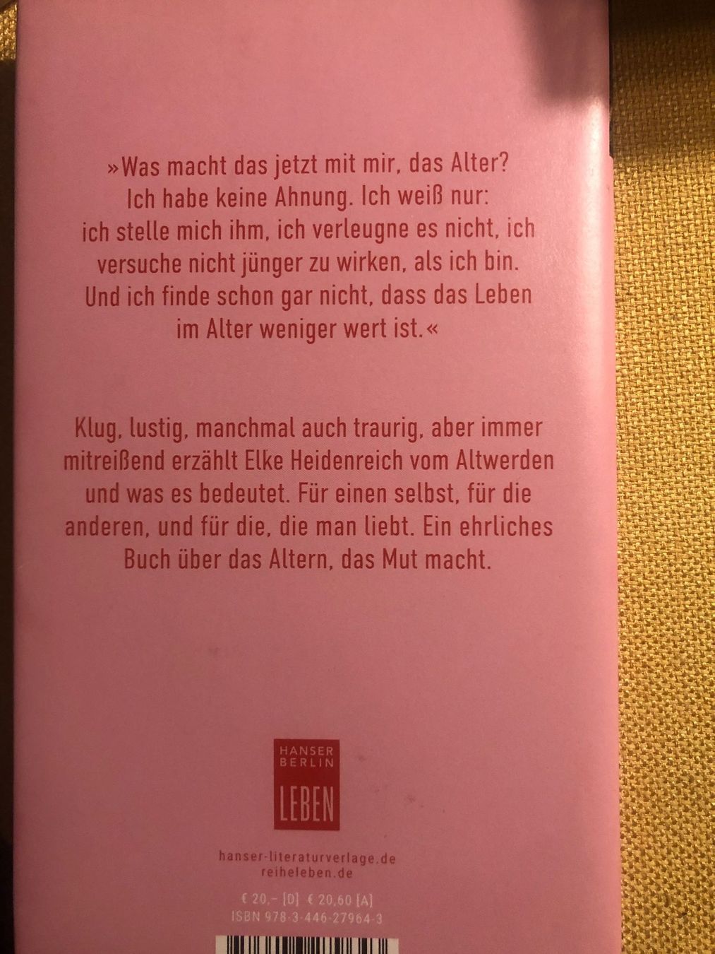 Bücher: Altern von Elke Heidenreich – Neu (gemäss Beschreibung) aus Oberweningen von Gerini 1