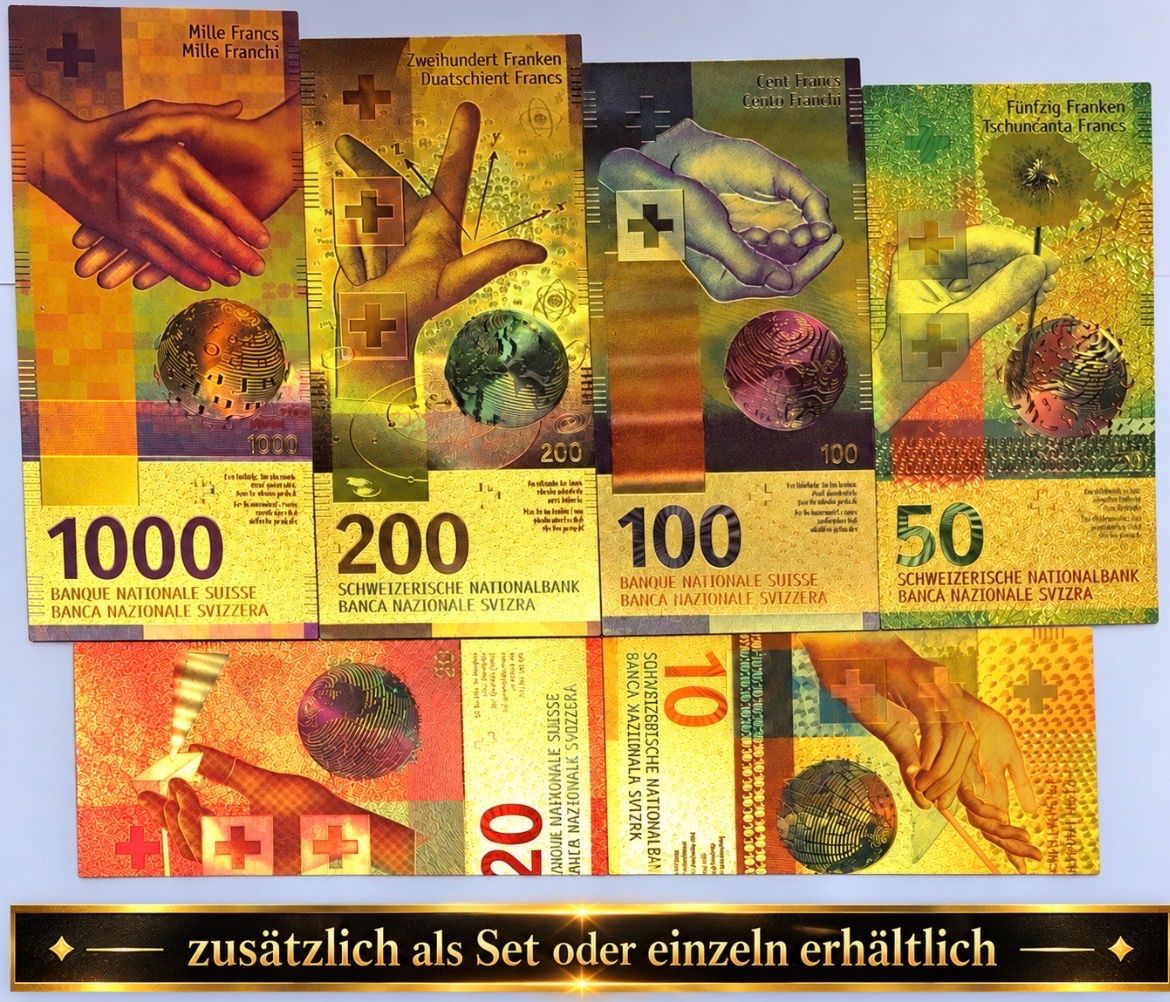 Tutti le monete: Goldene 1000 Franken Note – Nuovo (secondo la descrizione) da Altstätten SG venduto da ChangeMaker 4