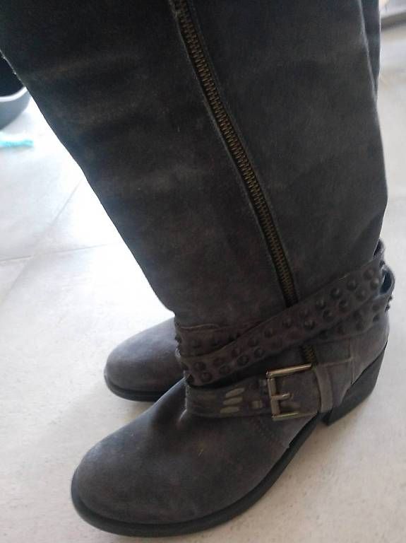 Scarpe da donna: Bottes en daim gris Bronx T37 - Neuf – Nuovo e nell'imballaggio originale da Genève venduto da Brachiopode 3