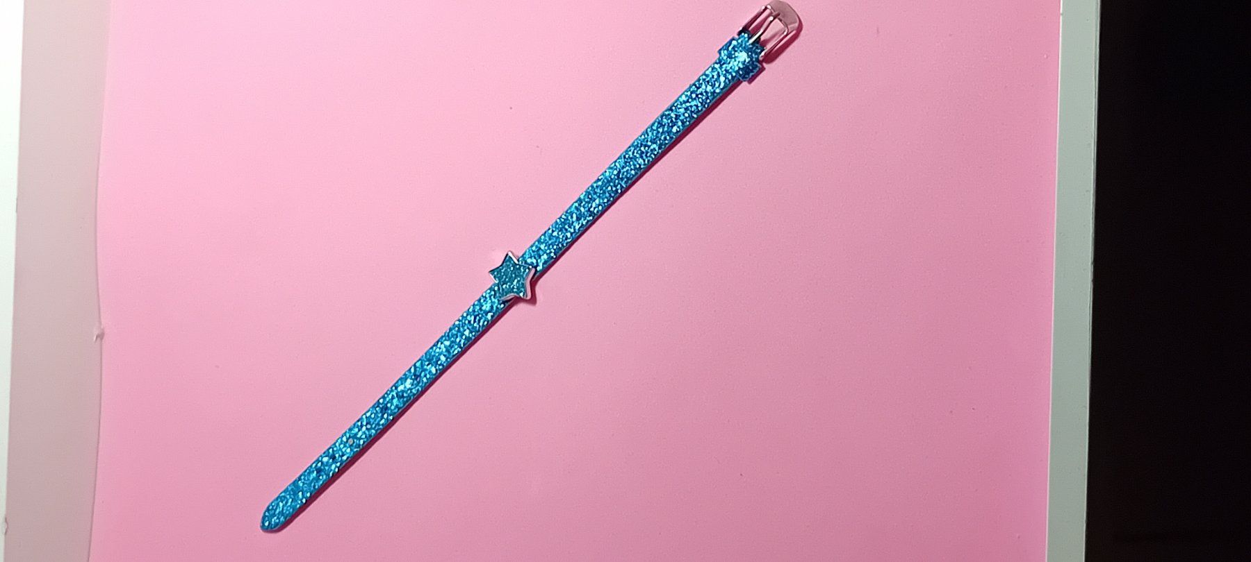 Bracciali & Braccialetti: armband modeschmuck,,mit glitzer ,,hellblau – Nuovo (secondo la descrizione) da Basel venduto da bij_5hqd