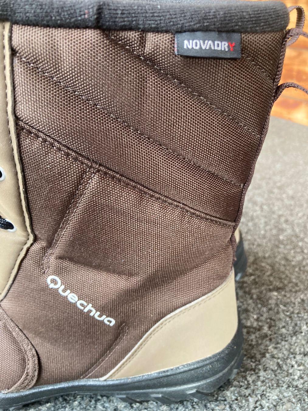 Decathlon Scarpe da donna: QUECHUA, Winterstiefel, braun, wie neu – Usato da Le Châble / VS venduto da Ursaban 3
