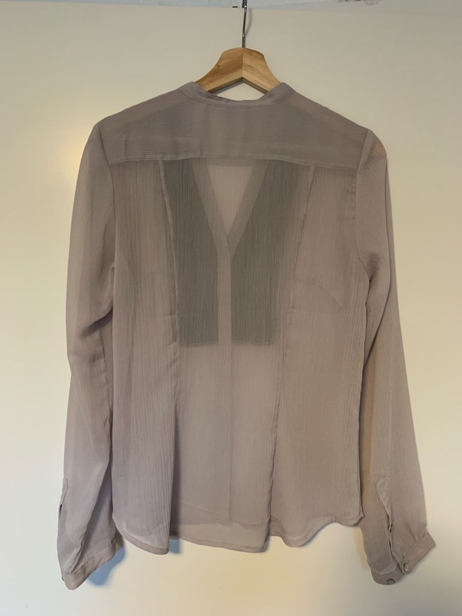 H&M Camicette: H&M Bluse, Gr. 38, Beige/Grau – Usato da Bern venduto da jeanine_bieri 2
