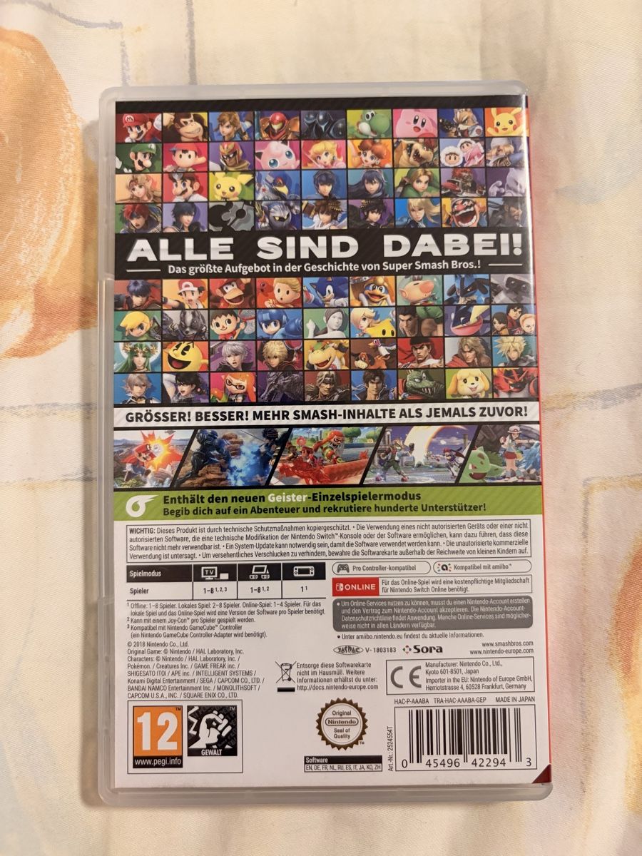 Nintendo Giochi: Super Smash Bros. Ultimate Spiel – Usato da Roggwil TG venduto da Cernix 1