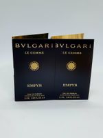 2 x 1.5 ml EMPYR LE GEMME BULGARI UNISEX EAU DE PARFUM