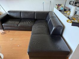 Polstergruppe / Ecksofa - Leder