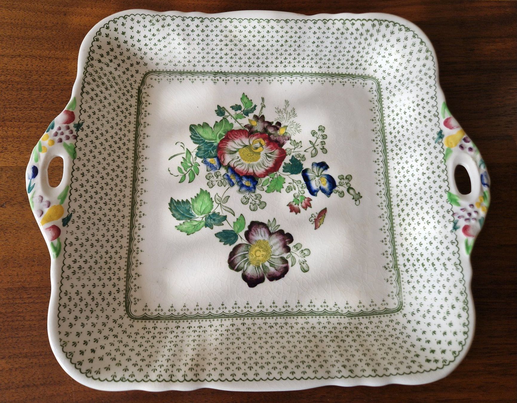 Piatti: Mason's England, Paynsley ;Kuchenplatte – Usato da Bern venduto da Antikbatik