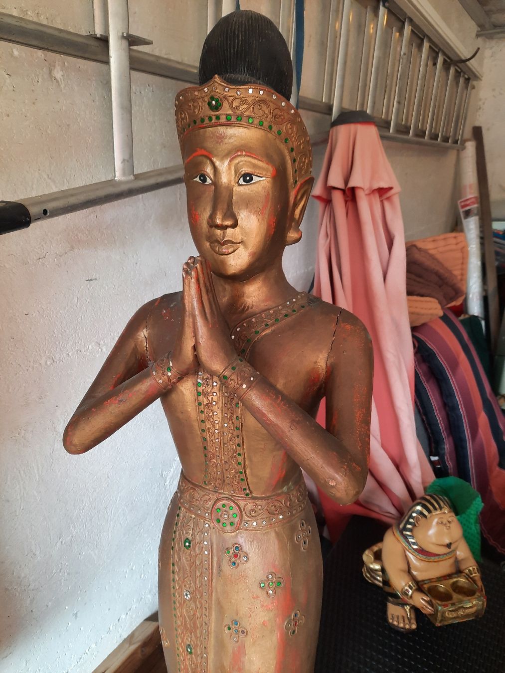Sculture & Statue: Asiatische Tempeldienerin – Usato da Heimberg venduto da Aurel04