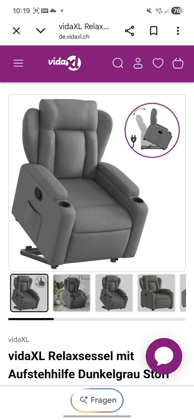 Fauteuils: 2 Relaxsessel – Neuf avec emballage d'origine à Oberwil BL par Cincin88 1