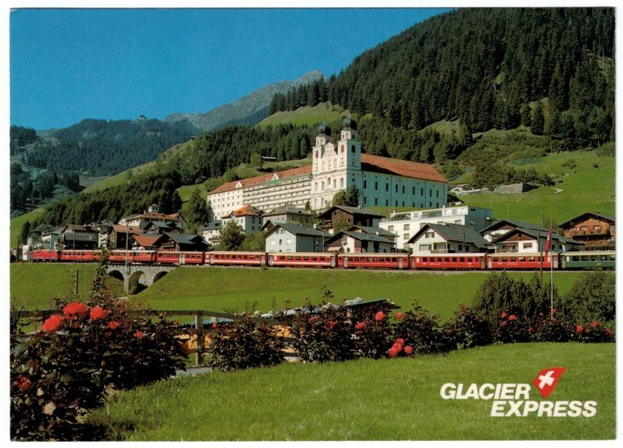 Cartoline postali: Glacier-Express bei Disentis – Usato da Frauenfeld venduto da POML