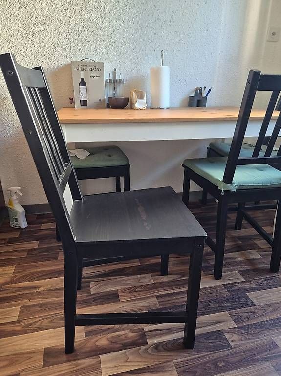 Sedie: 4 black dining chairs  set or individually – Usato da Zürich venduto da sof_pz8l 1