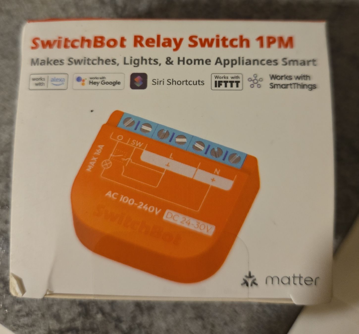 Switchbot Interruttori: SwitchBot 1PM Matter – Strommessung, Smart Home, NEU – Nuovo (secondo la descrizione) da Langenthal venduto da solution_8p96