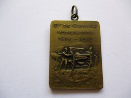 Médaille  Bttr. de Camp. 14 Mobilisation 1914-1918