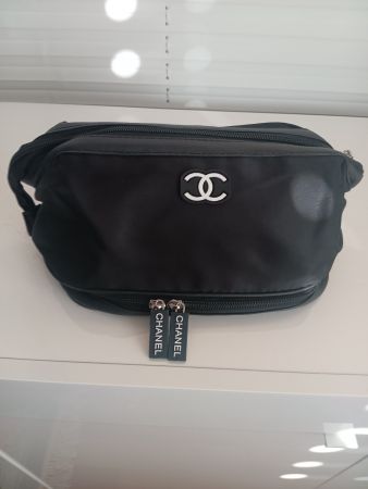 Chanel Original Neu Unisex Kosmetiktasche Schwarz Elegant