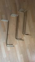 Ikea Wandregale SVENSHULT Draht goldfarben 3er Set