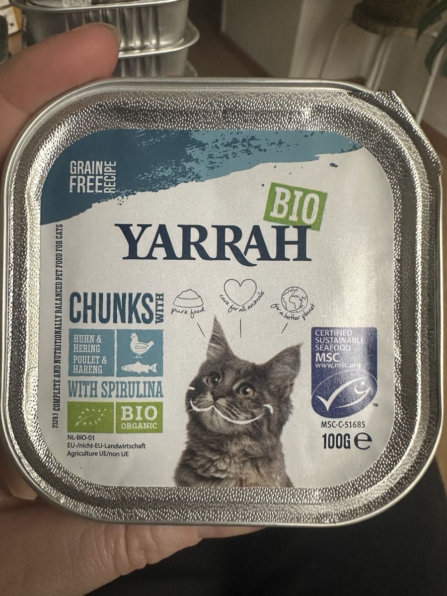 Mangimi: 18x Yarrah Bio Katzenfutter Huhn & Hering – Nuovo e nell'imballaggio originale da Lufingen venduto da Tanj11 2