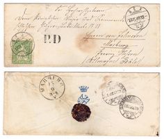 lettre de Bex pour l'Allemagne le 13.IX.68