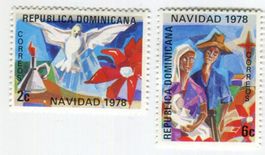 Briefmarken "Weihnachten". Dominikanische Republik