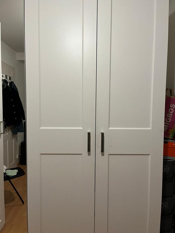 IKEA Pax Eckschrank weiss, Höhe 236 cm Kaufen auf Ricardo