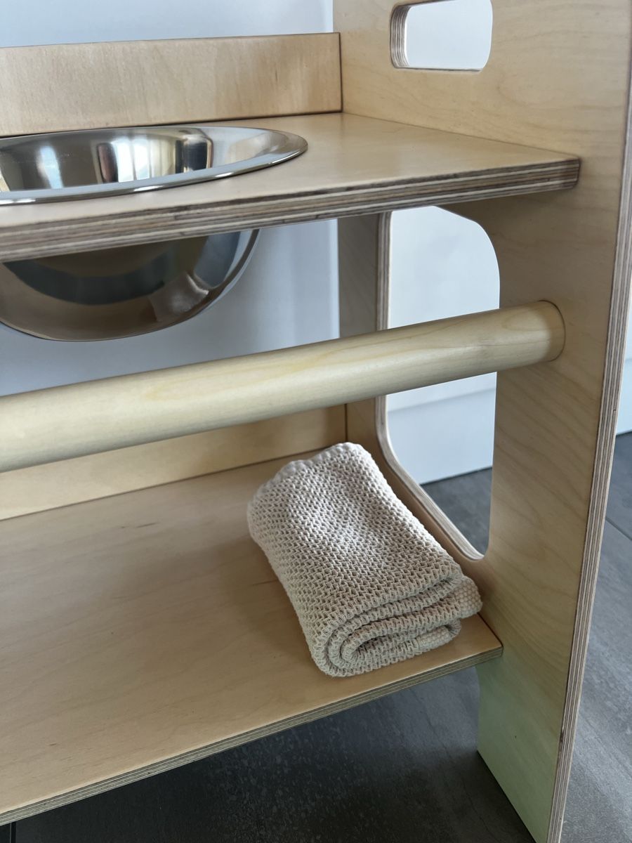 Tavoli: Kinderwaschtisch mit zwei Edelstahlbecken – Nuovo e nell'imballaggio originale da Flumenthal venduto da ele_7bgt 3