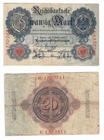 Reichsbanknote 20 Mark 1910