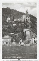 Morcote Lago di Lugano Hotelstempel