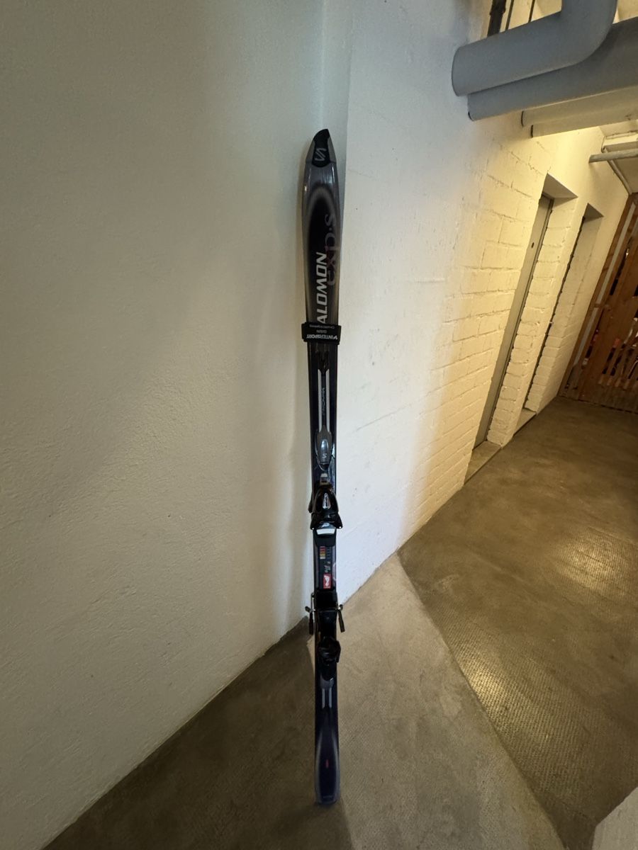 Skis: Salomon Ski-Set 170cm, antik  – Defekt aus Basel von ppo_tgw5 2