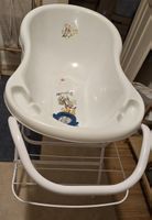Babywanne mit Wannenhalter und Thermostat
