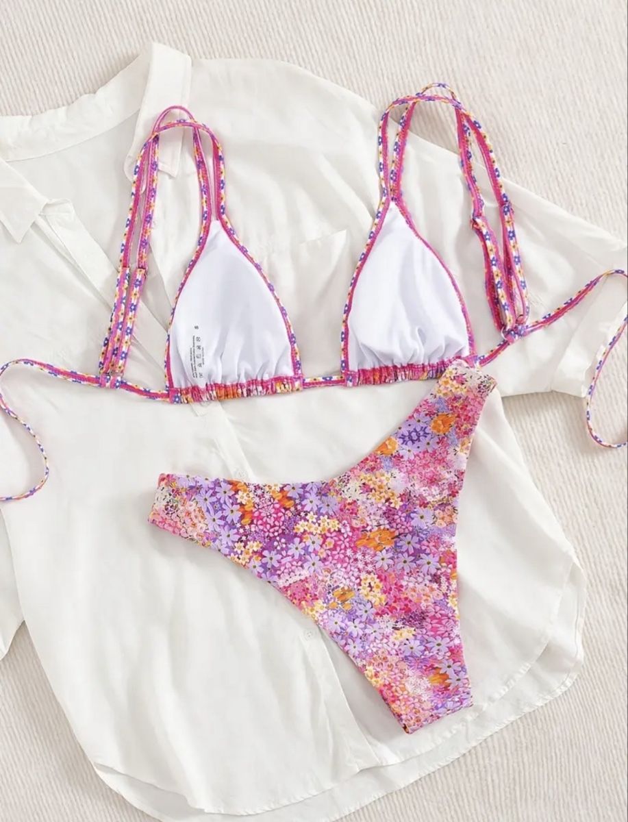 Costumi da bagno & Bikini: 🚀 SUPER SALE!! Blumen Bikini Gr.M - Neu - Gratis Versand – Nuovo e nell'imballaggio originale da Gockhausen venduto da van_82kh 3