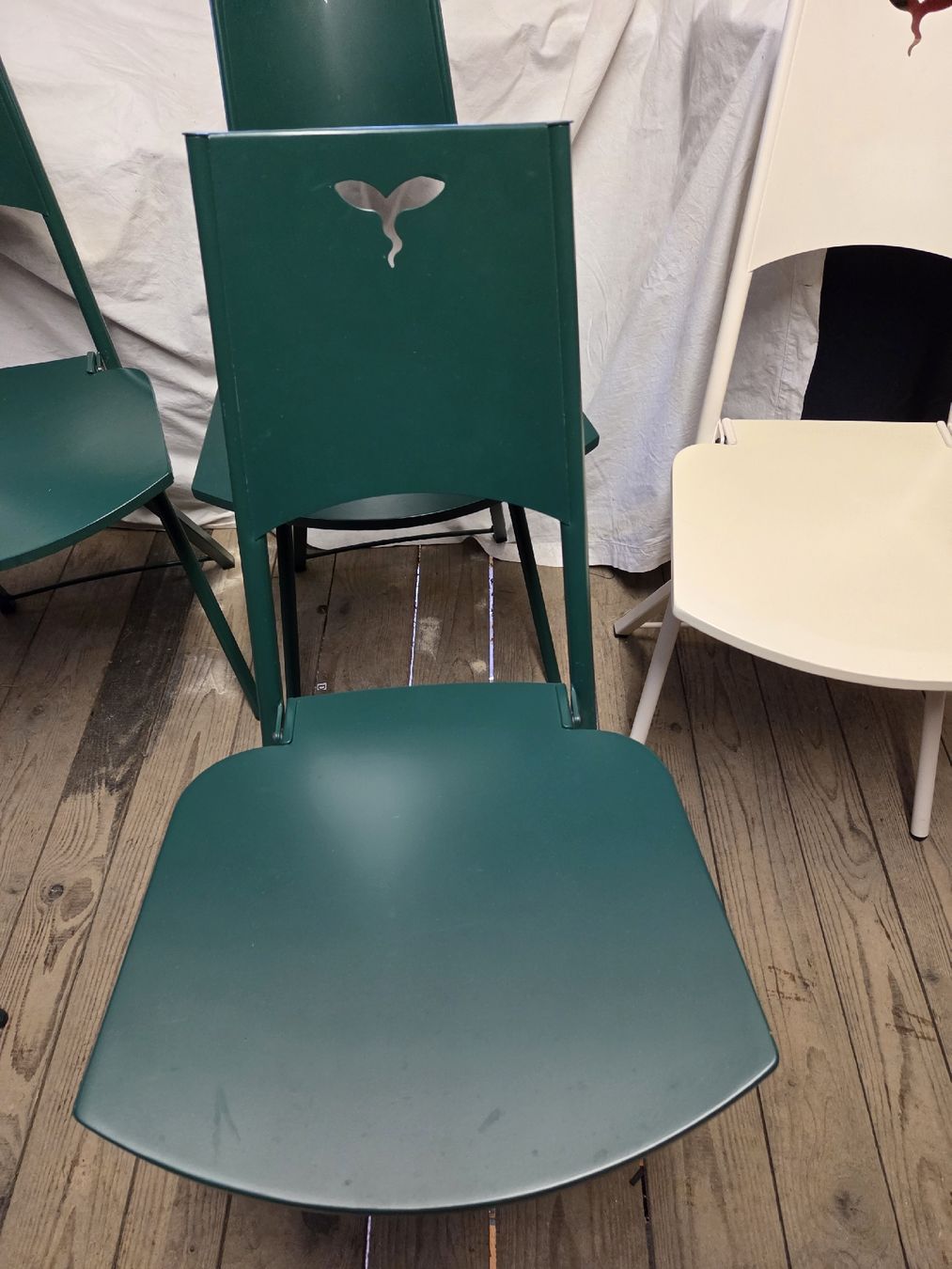 Stühle: 6 Klappstühle Metall – Gebraucht aus Wädenswil von weihpos 3