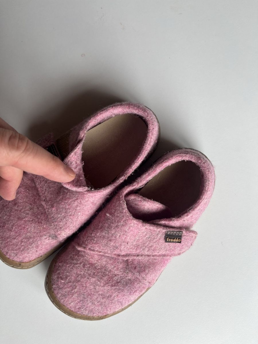Froddo Schuhe für Jungen: Froddo Barefoot Slippers Size 27, Pink Wool – Gebraucht aus Meierskappel von AlexYez 4