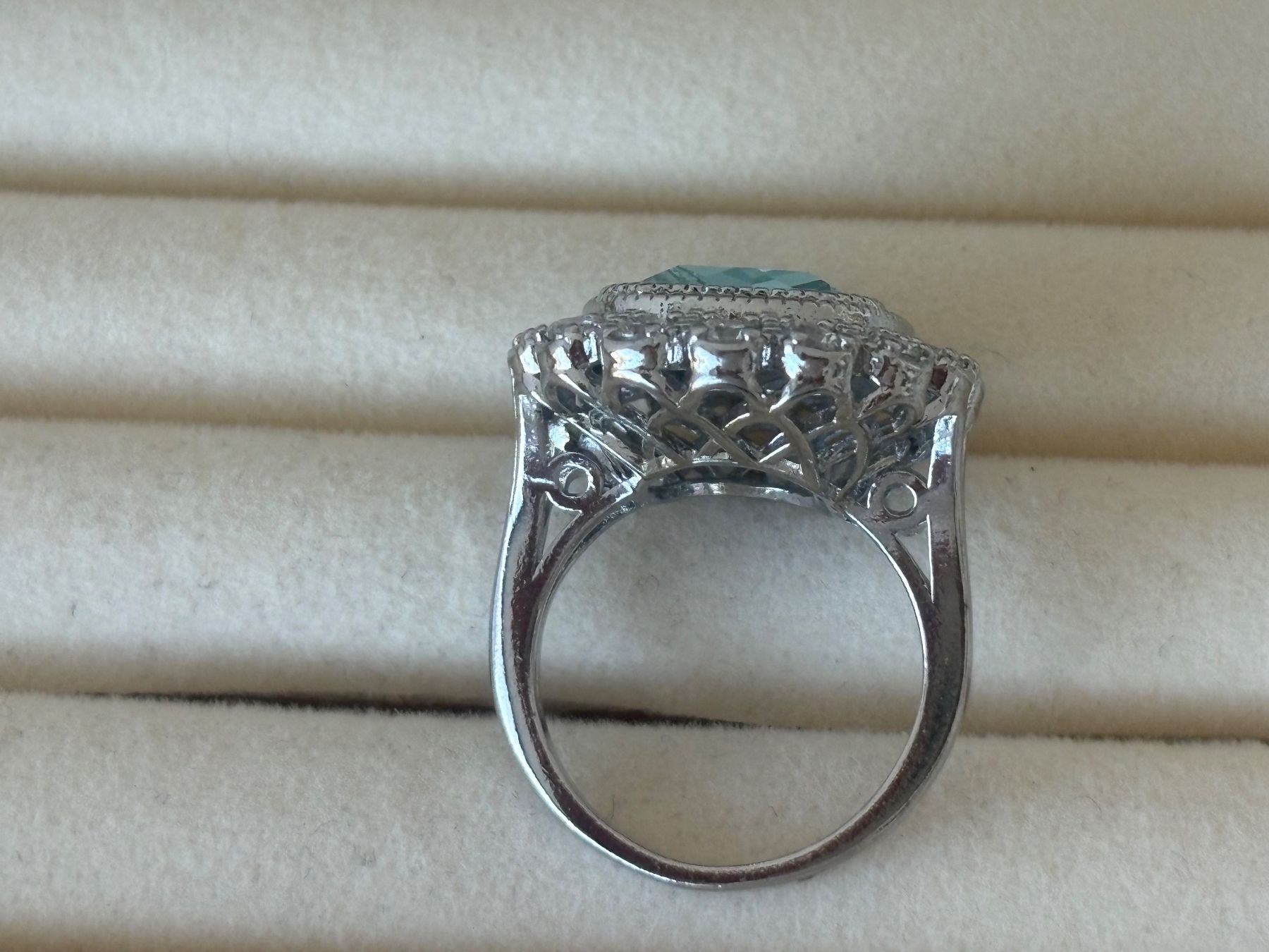 Ringe: Luxus Elegante Gr.19/9 Ring Farbe: Silber /Blau – Neu (gemäss Beschreibung) aus Biel-Bienne von Roserosse13 2