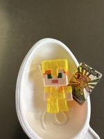 Goldene Alex Kinder Joy Minecraft Figur Goldene Rüstung neu 