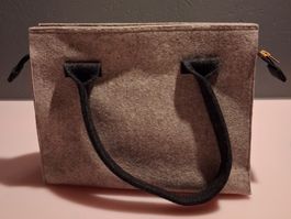 Filztasche - selbstgenäht, Handtasche ungebraucht