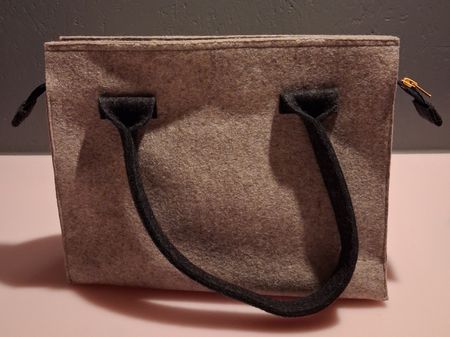 Filztasche - selbstgenäht, Handtasche ungebraucht