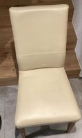 Eleganter Esszimmerstuhl in Creme / Beige