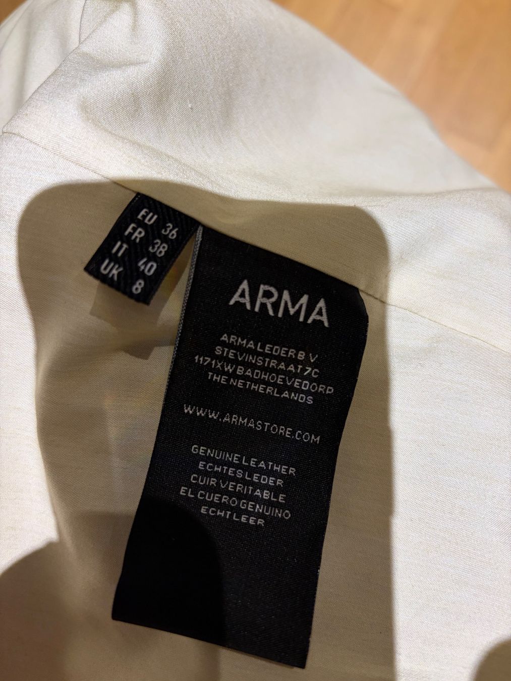 Giacche: NEW Arma cow leather jacket size 36 – Nuovo (secondo la descrizione) da Münchenstein venduto da ArleneLM 9