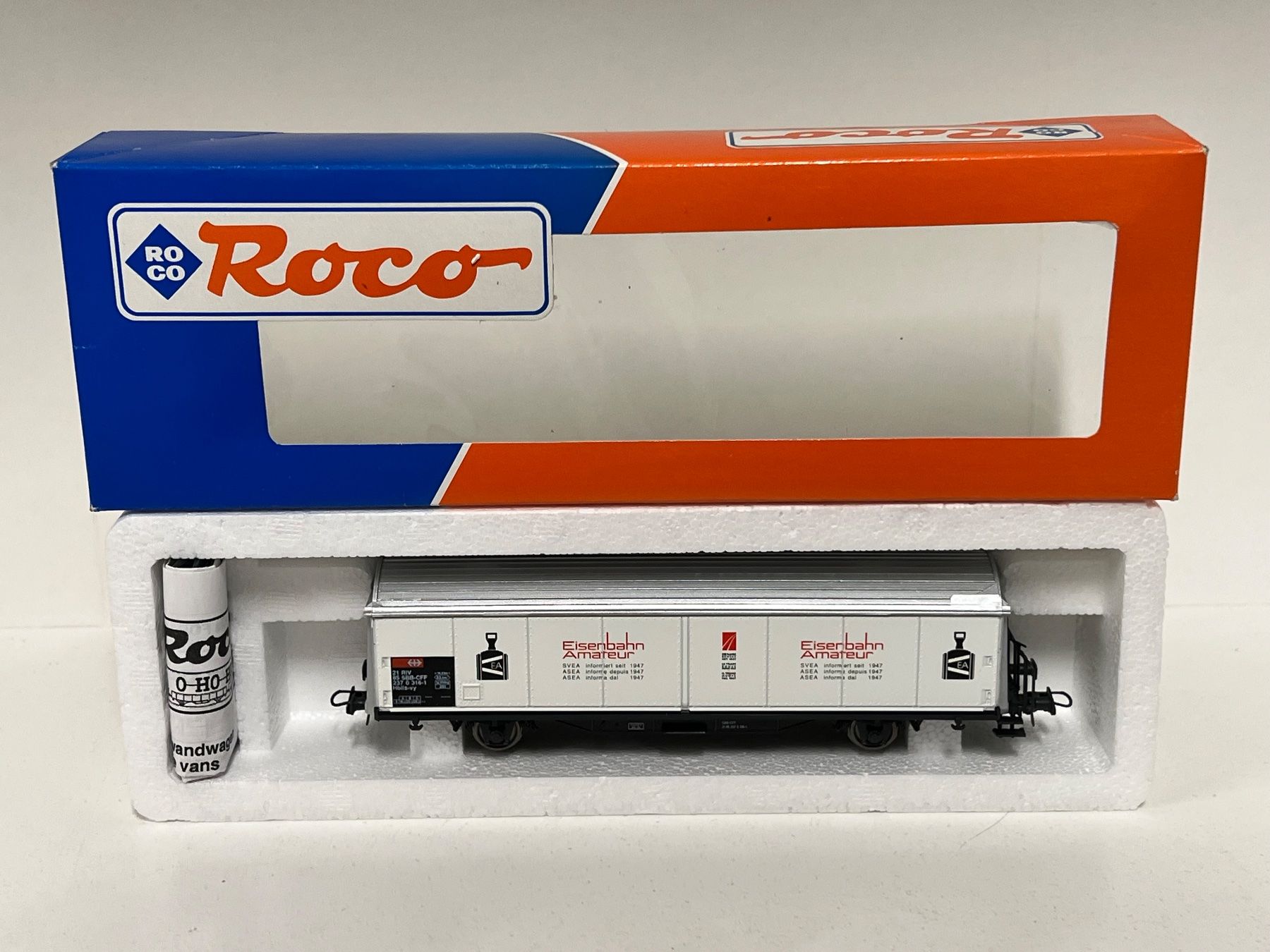 Roco Modellini di ferrovie: Roco 47931 Güterwagen SBB-CFF H0 DC – Nuovo e nell'imballaggio originale da Geroldswil venduto da TopTrain54