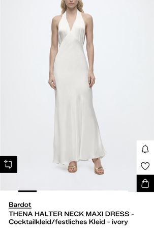 BARDOT halterneck dress bridal party summer dress
