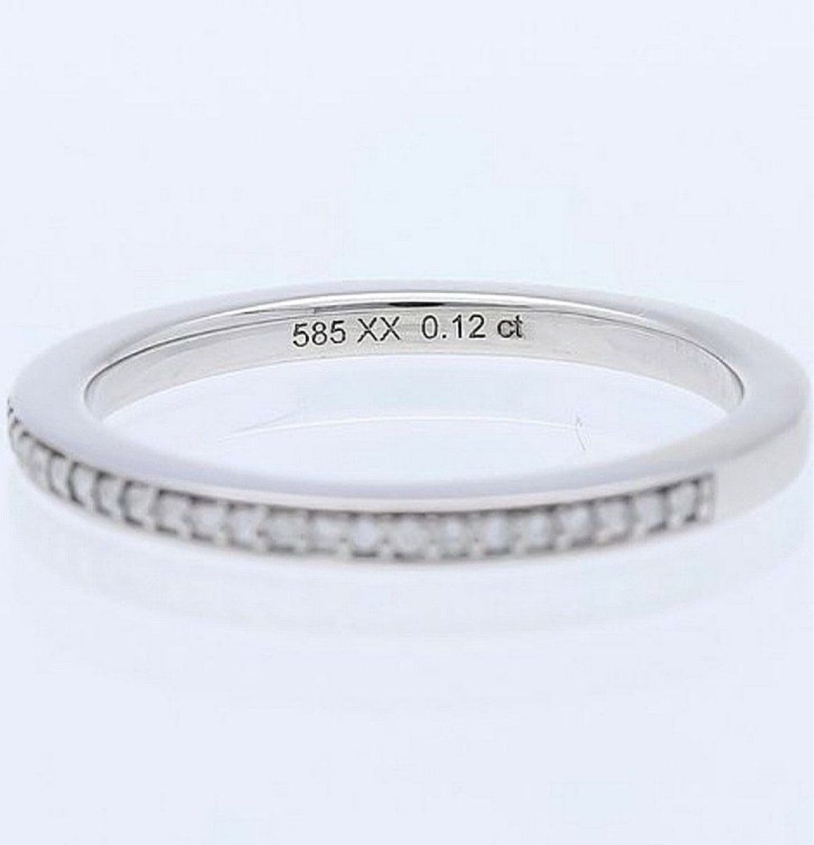 Ringe: 14k Weissgold Ring mit 0.12ct Diamanten – Neu (gemäss Beschreibung) aus Untersiggenthal von TimeandShine 2