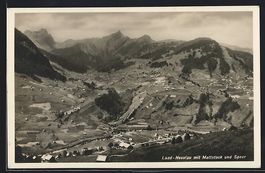 Laad-Nesslau, Panorama mit Mattstock und