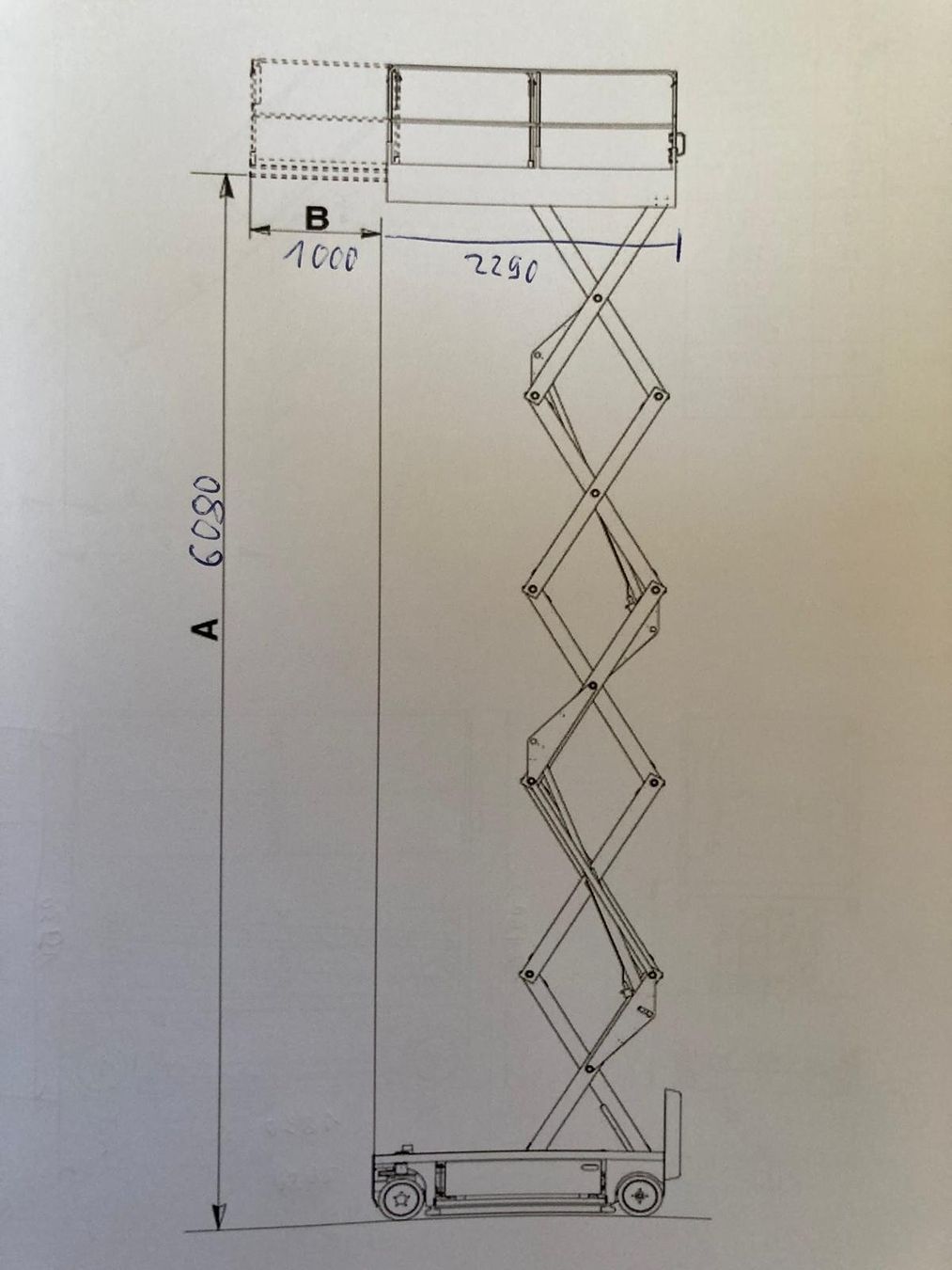 Piattaforme elevatrici & Crick: Scher-Hebebühne – Usato da Gontenschwil venduto da Luz58 5