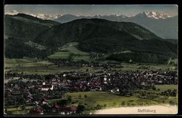 AK Steffisburg, Gesamtansicht mit Bergpanorama