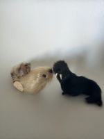 Inuit Native Robben Seelöwe Fell Figuren ca 1960