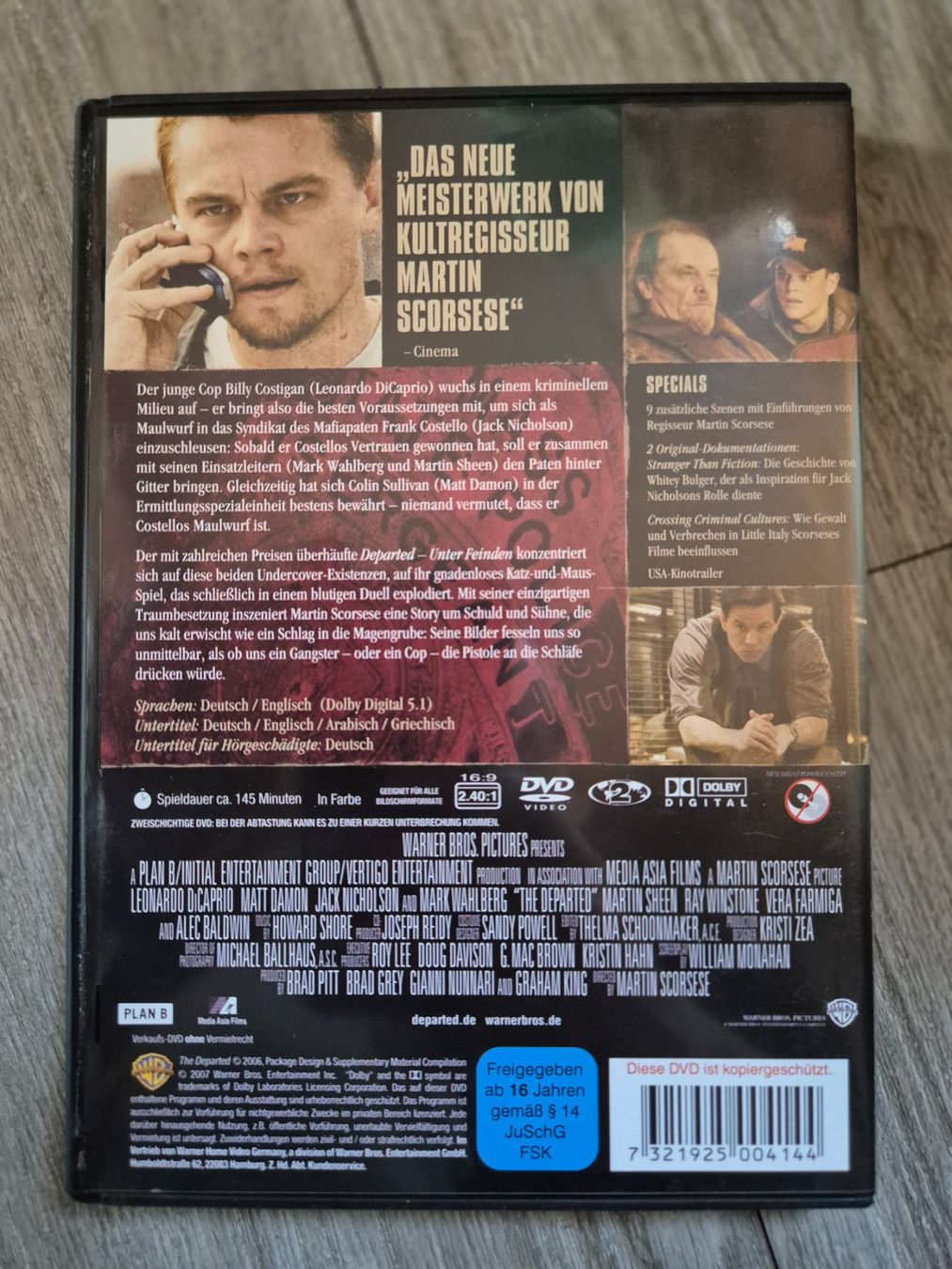 Tutti i DVDs: Departed - Unter Feinden DVD, 2-Disc-Edition – Usato da Solothurn venduto da Daniel_SO 1