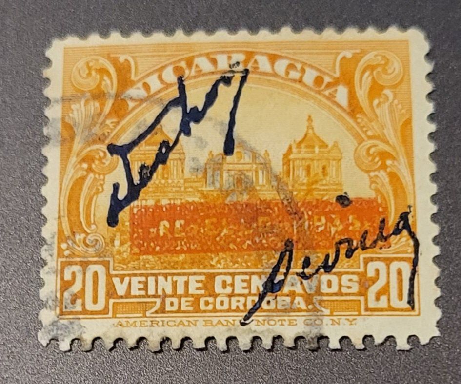 Tutti i francobolli: Nicaragua 1936 briefmarke – Usato da St Gallen venduto da Stampsalshobby