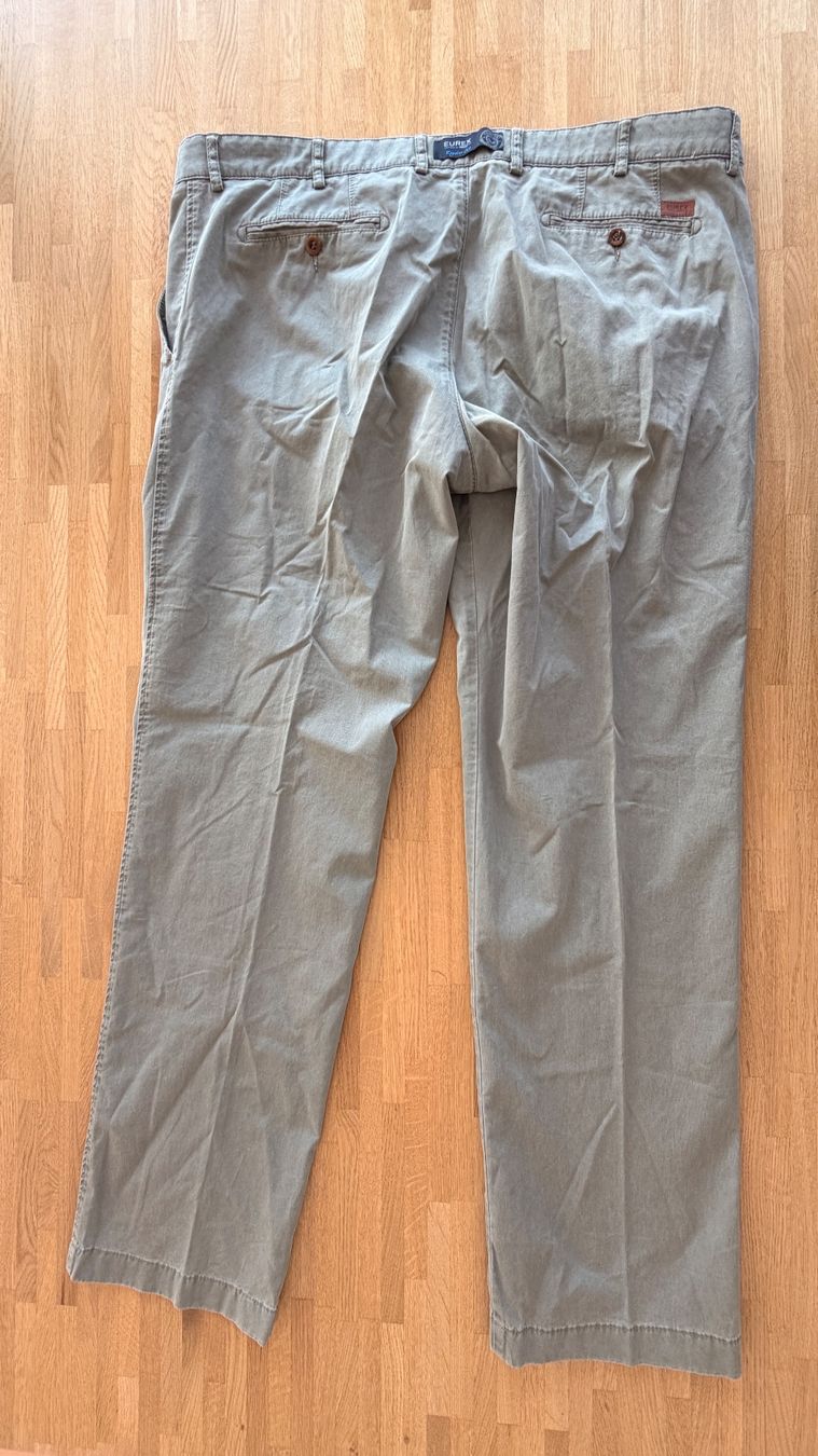 Brax Pantaloni: Hose - EUREX by BRAX Regular Cut blaugrau Gr. 58 42/32 – Usato da Winterthur venduto da Secondhand-Family 5