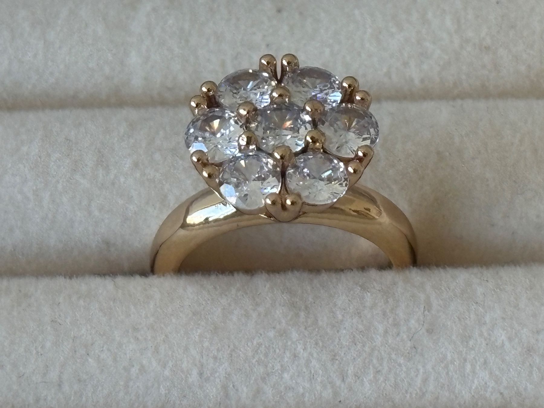 Ringe: Luxus Elegante Gr: 16/6 Ring Gold Farbe – Neu (gemäss Beschreibung) aus Biel-Bienne von Roserosse13 2