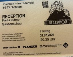 Tickets Karl s Kühne Gassenschau